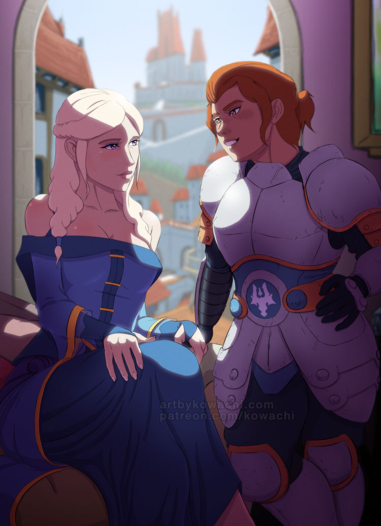 Allura & Kima: Power Couple 🔥💪

#dnd #thelegendofvoxmachina #art #criticalrole