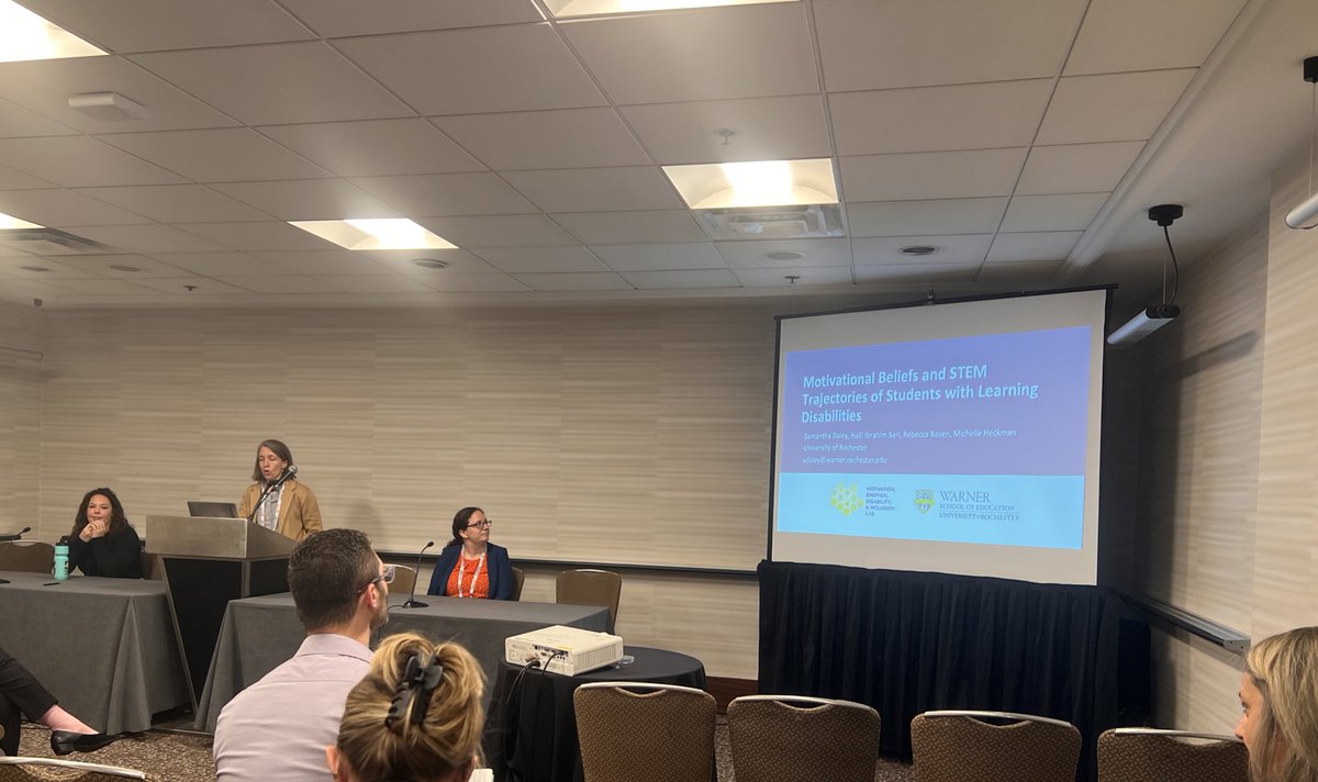Really enjoyed this Sunday session featuring papers taking interdisciplinary and inclusive perspectives on learning and motivation research <a href="/benjaminheddy/">Ben Heddy</a> @ralouick <a href="/emeryaa/">Alyssa Emery</a> <a href="/robin_sayers1/">Robin Sayers</a> @sami_daley #AERA2023