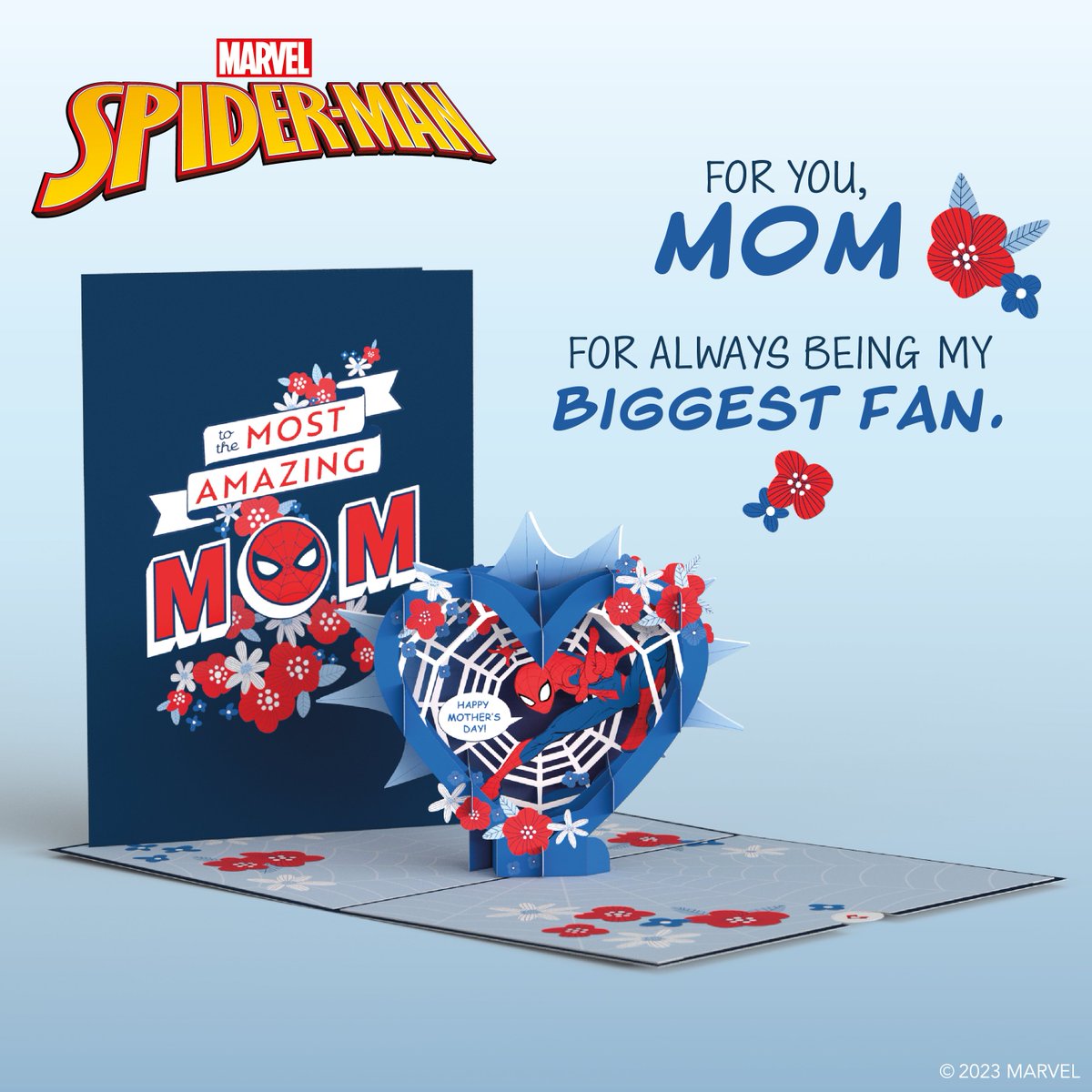 Moms are Super Heroes. No doubt about it!  ❤️ 🕸 💙
Web-sling this amazing card at the link in our bio!
•
•
•
#lovepopcards <a href="/marvel/">Marvel Entertainment</a> <a href="/spiderman/">Spider-Man</a> #marvel #superhero #marveluniverse #marvelcomics #spiderman #spidermanfans #mothersday