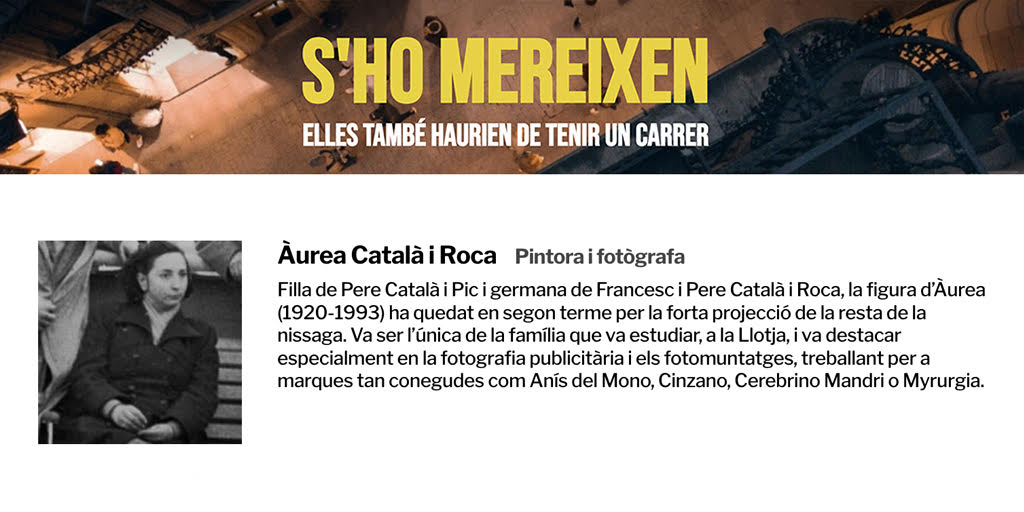 sapienscat's tweet photo. Filla de Pere Català i Pic i germana de Francesc i Pere Català i Roca, la figura de la fotògrafa Àurea Català i Roca ha quedat eclipsada per la projecció de la resta de la nissaga. 📷

🗳 La reivindiquem a #ShoMereixen! Si és la teva favorita, vota-la a https://t.co/fxmVivS29v! https://t.co/8QEiDIWFeC