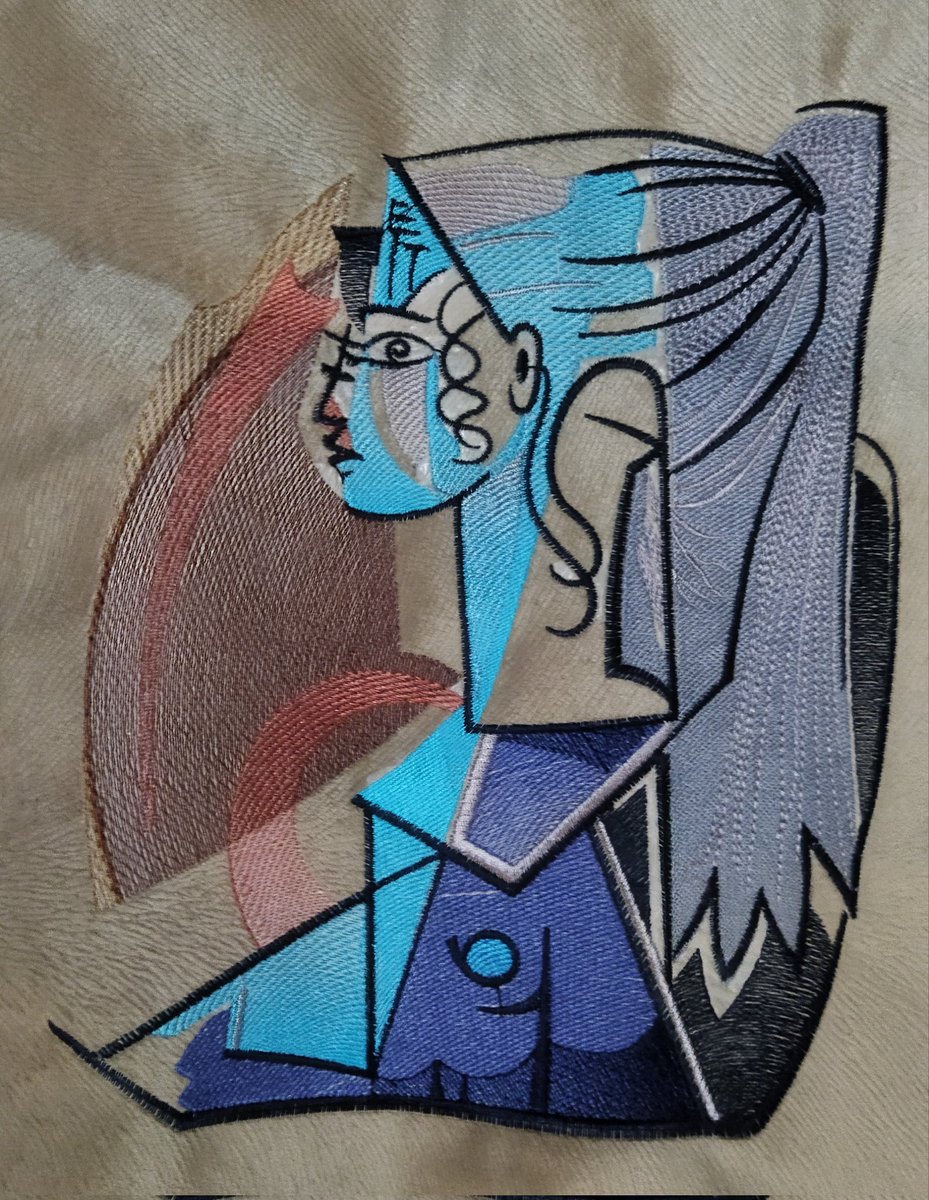 #embroidery #digitalEmbroidery #PicassoEmbroidery #picasso #broderie #broderieNumerique