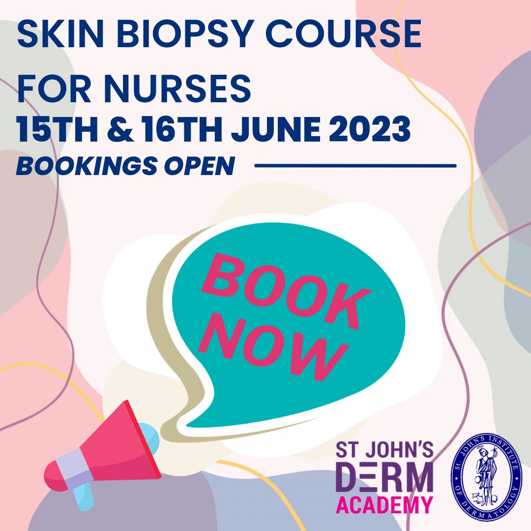 StJohns Derm Academy tweet media