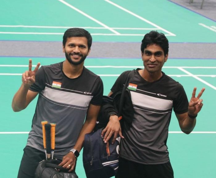 tanmay__das's tweet photo. . @PramodBhagat83 &amp; @sukant9993 won a gold medal in the SL3 SL4 Doubles categories in the Brazil Para-badminton International 2023, defeating Korea's Joo Dongjae &amp; Shin Kyung 22-20, 21-19. @NewIndianXpress @XpressOdisha https://t.co/uQNLfTOJCD