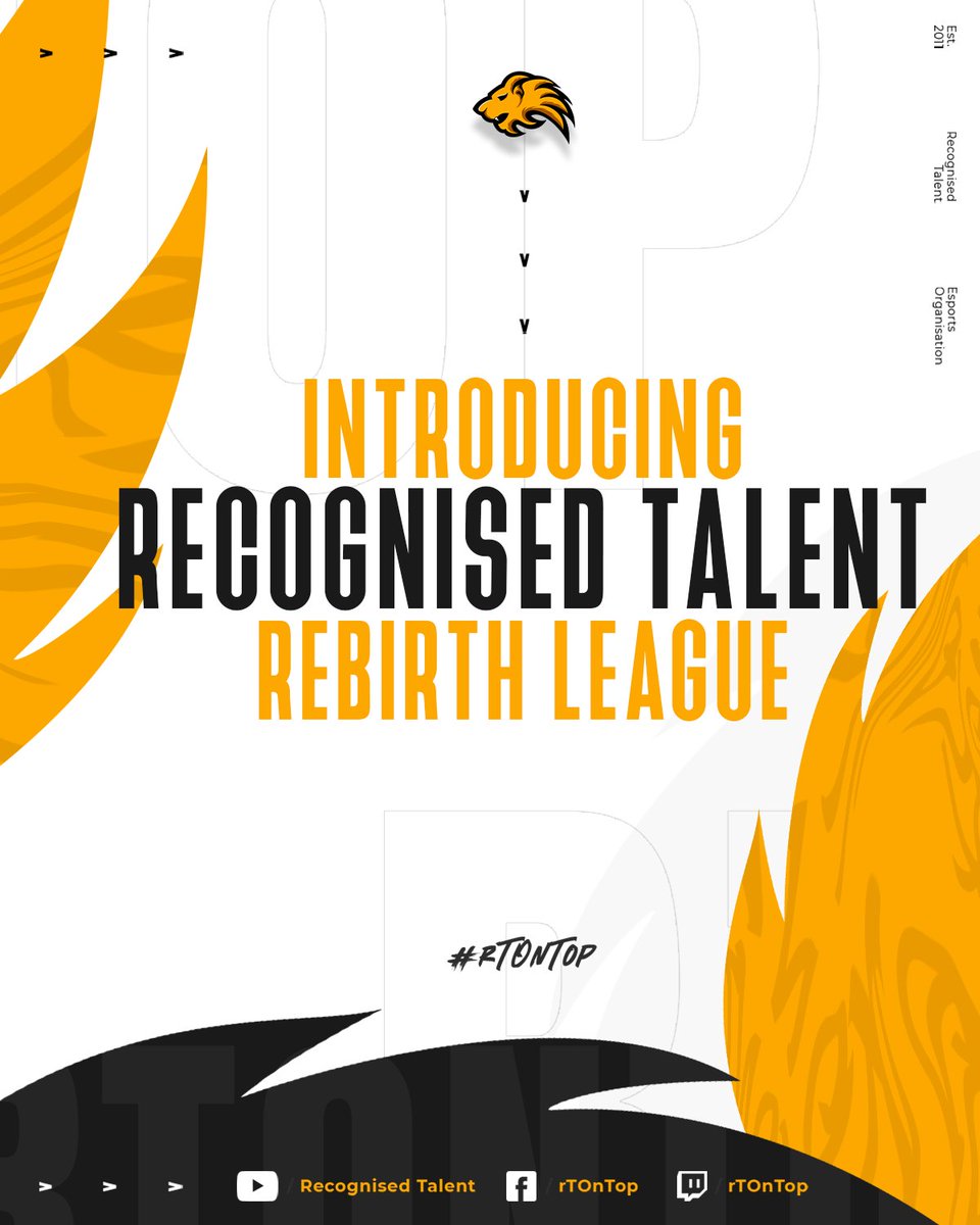 Recognised Talent on Twitter "🚨ANNOUNCEMENT🚨 Recognised Talent Rebirth