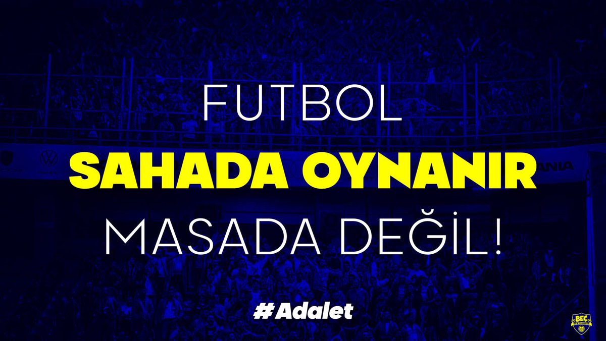 Futbol’da #Adalet istiyoruz..!