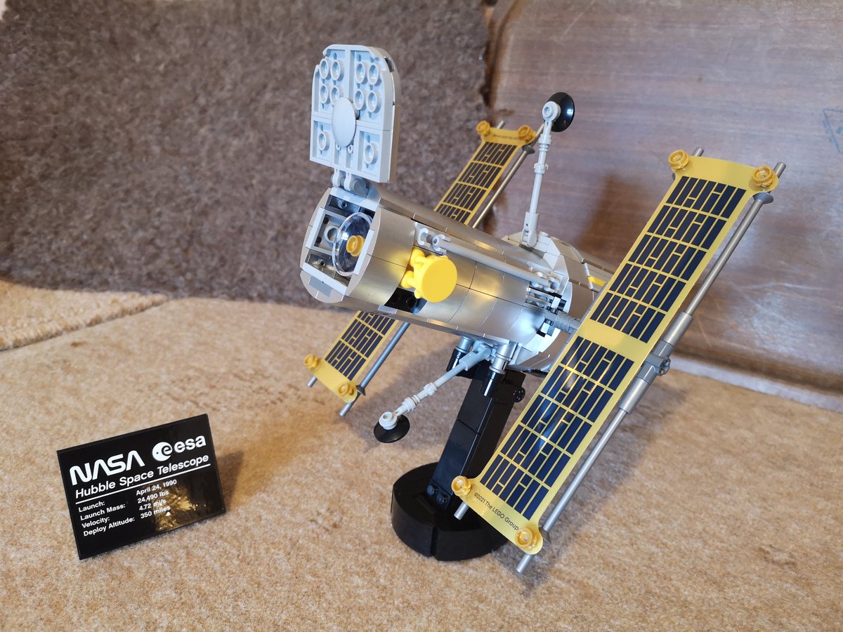 Hubble Space Telescope #NASA #Lego #SpaceShuttleDiscovery