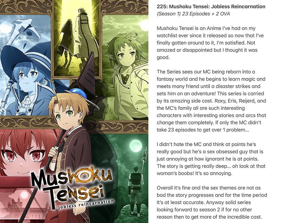 Anime That Will Never Have a Second Season (Unless I'm Proven Wrong)