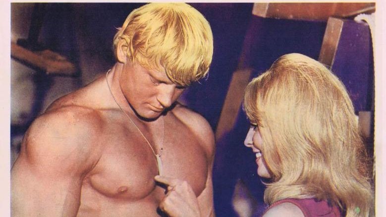 DrBuzz_Forensic's tweet photo. @RickRee94514185 YES! Don’t Make Waves (1967) 1 & only leading role for bodybuilder Dave Draper #BornOnTheDay + Mr. World (1970), Mr. Universe (1966), Mr. America (1965) & Mr. New Jersey (1962). Also hosted #muscleman movies such as "David the Gladiator" for Channel 9 in mid-60s. #davedraper #RIP https://t.co/xgSjrdRDS2