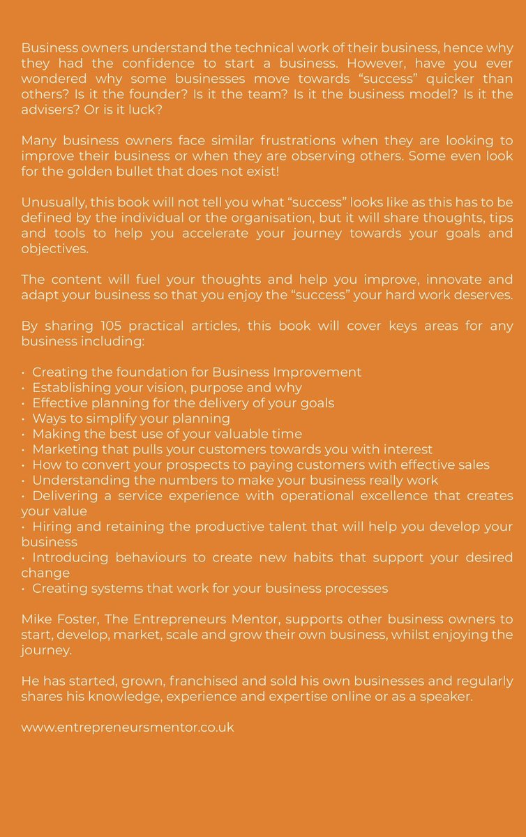 MikeFozOxford's tweet image. What does my book cover?
#BackCover

More at 
amazon.co.uk/ways-accelerat…