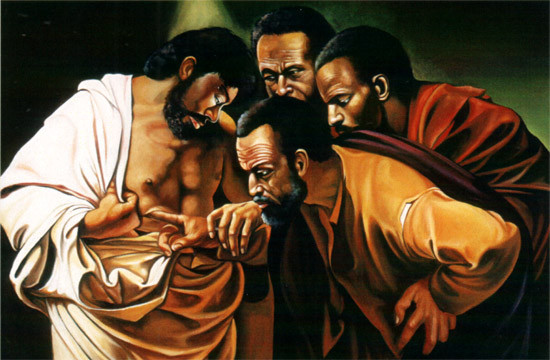 The Emmaus Community &amp; The AbbeyChurch Weekly mailchi.mp/ae40177e6aa8/a… Image: “By Faith, Not By Sight”  - Painting by Haitian artist Alix Beaujour