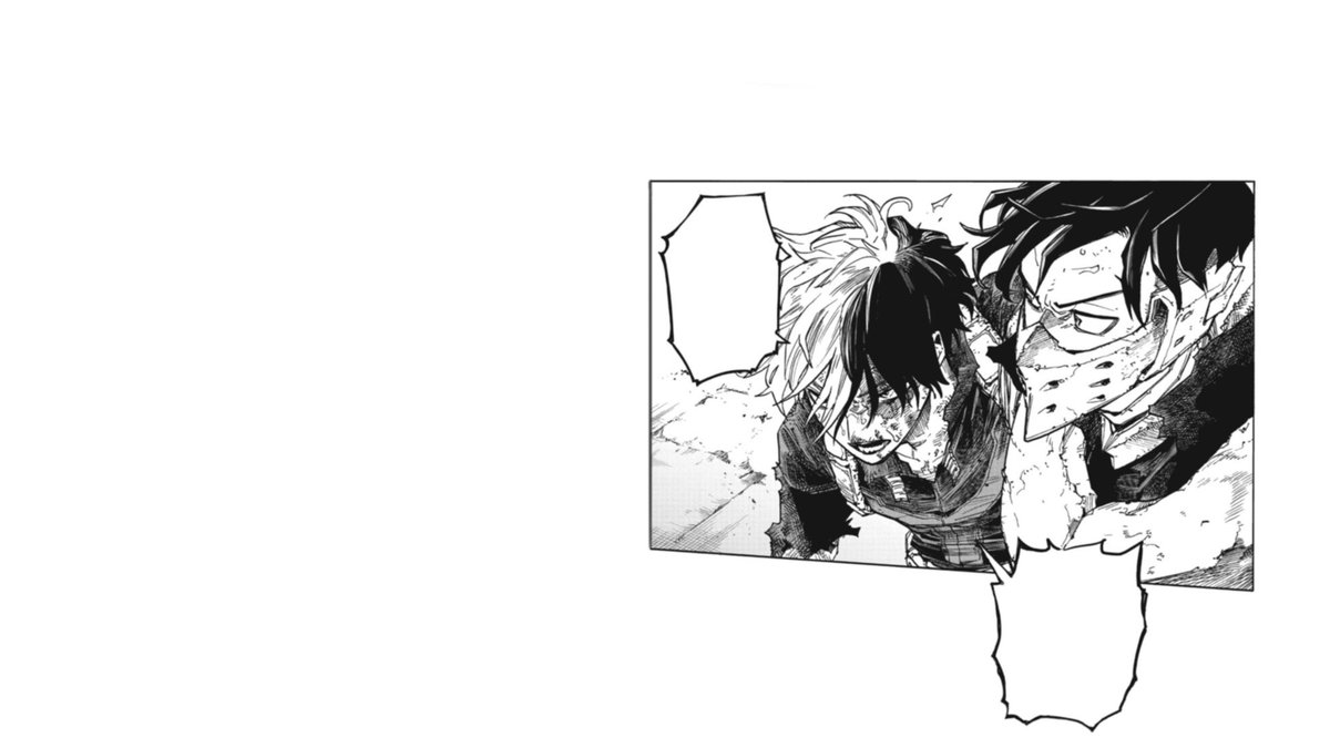 ⠀ 
⠀ ⠀ ⠀ แม้จะรู้ดีว่าสถานการณ์ในตอนนี้นั้นเป็นเช่นไร— แต่ก็ใช่ว่าจะต้องจำยอมให้กับเหตุการณ์ตรงหน้าโดยทันทีนี่ ?

⠀ ⠀ ⠀ ยัง . . ต่อให้ทั่วทั้งตัวจะเต็มไปด้วยบาดแผล ก็จะไม่ยอมให้มันจบลงแบบนี้โดยเด็ดขาด

⠀ ⠀ ⠀ “ ยังไม่จบหรอกน่า ”
⠀