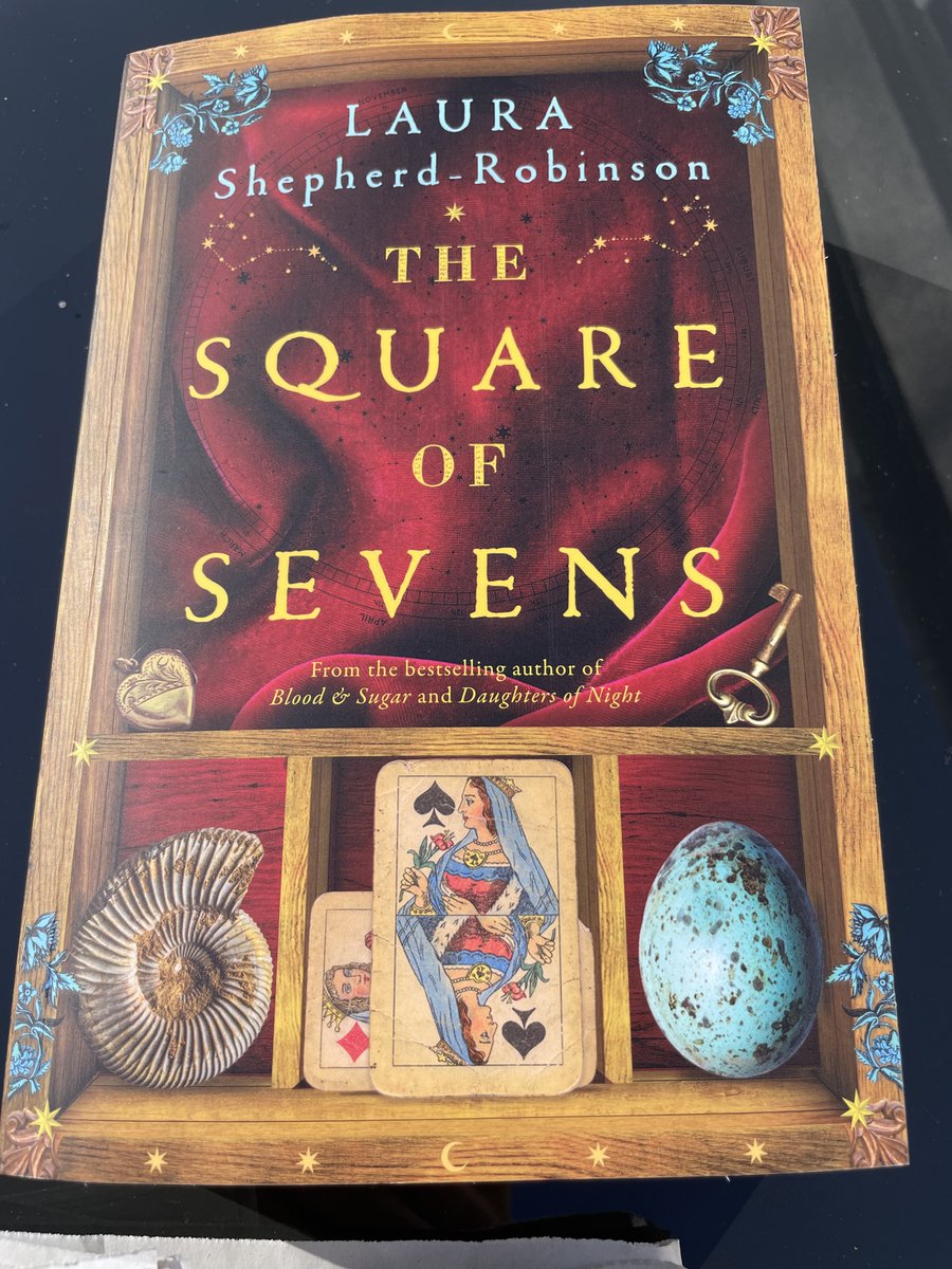 I am LOVING #thesquareofsevens from @LauraSRobinson Atmosphere, pace, character and cartomancy - it's got it all! @MantleBooks Coming June 2023. Thanks for the proof @DavidHHeadley