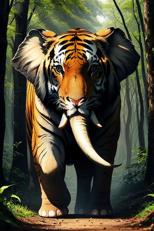 njbb222's tweet photo. Tiger + elifunt https://t.co/VjaNlaT3Zy