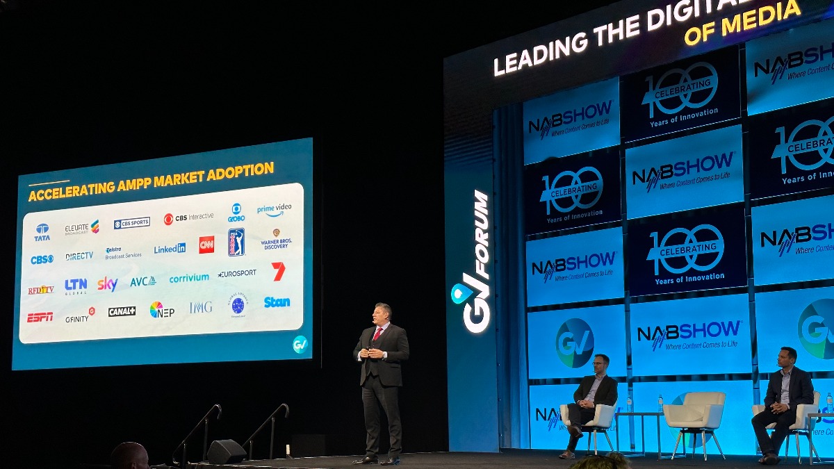 Amazing GV Forum event at #NABShow! We brought together top industry leaders to share their expertise in #MediaAndEntertainment. Huge thank you to our presenters &amp; all attendees.
📸 Check out these photos, and stay tuned for updates from #GV!
#AMPP #WeLoveLive #BroadcastMedia