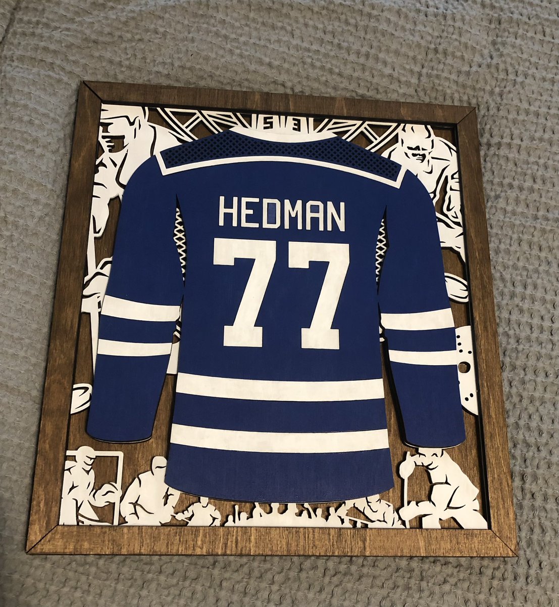 MrsCouture217's tweet photo. Going to hang this with my hockey stick signed by Hedman to identify whose stick it is. Will make a second one for my #TweetTape stick of Yanni Groude’s that I was gifted from the Lightning in 2020. #GoBolts https://t.co/zKYf7T0crS