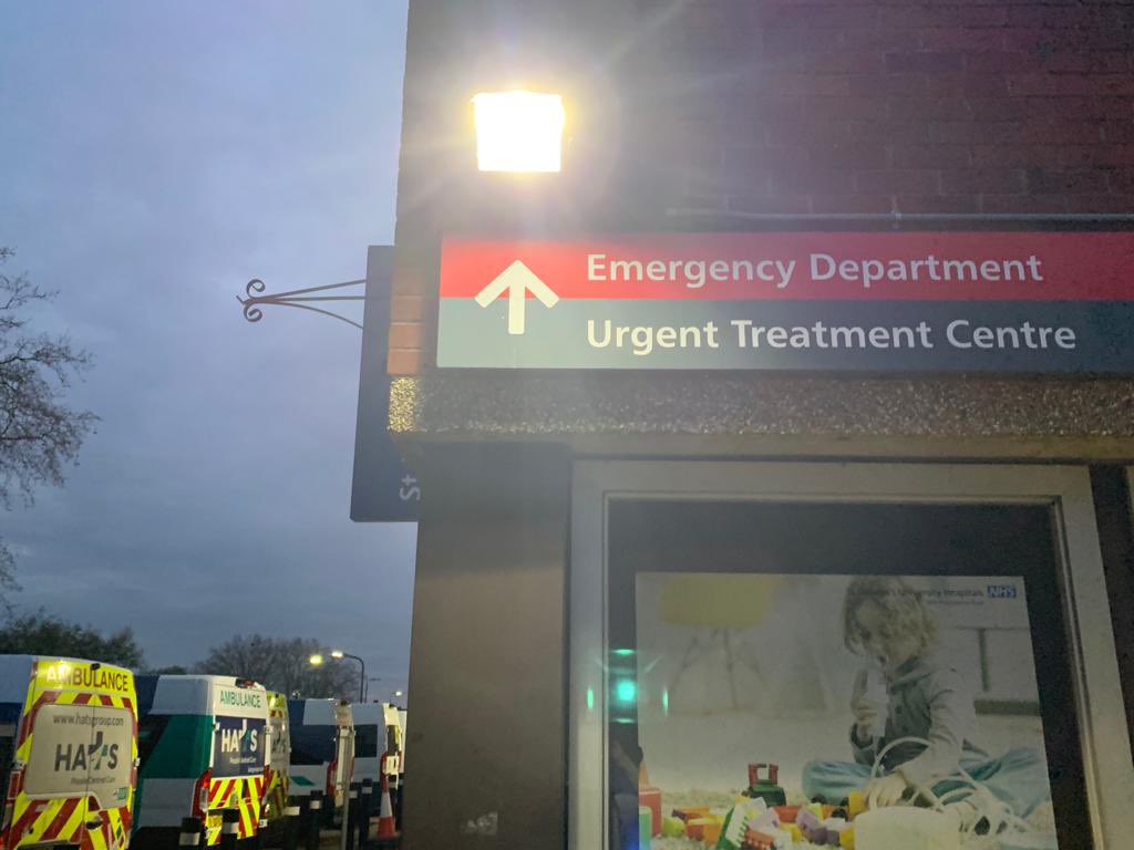 DrRosena's tweet photo. Just finishing up a shift in A&amp;E. As always, the dedication shown by staff is second-to-none, especially while working with severe pressures. 

It's shameful that the Government won't get around the table to negotiate a way through this. Hardworking NHS staff deserve better. https://t.co/1lhFcdzU0y