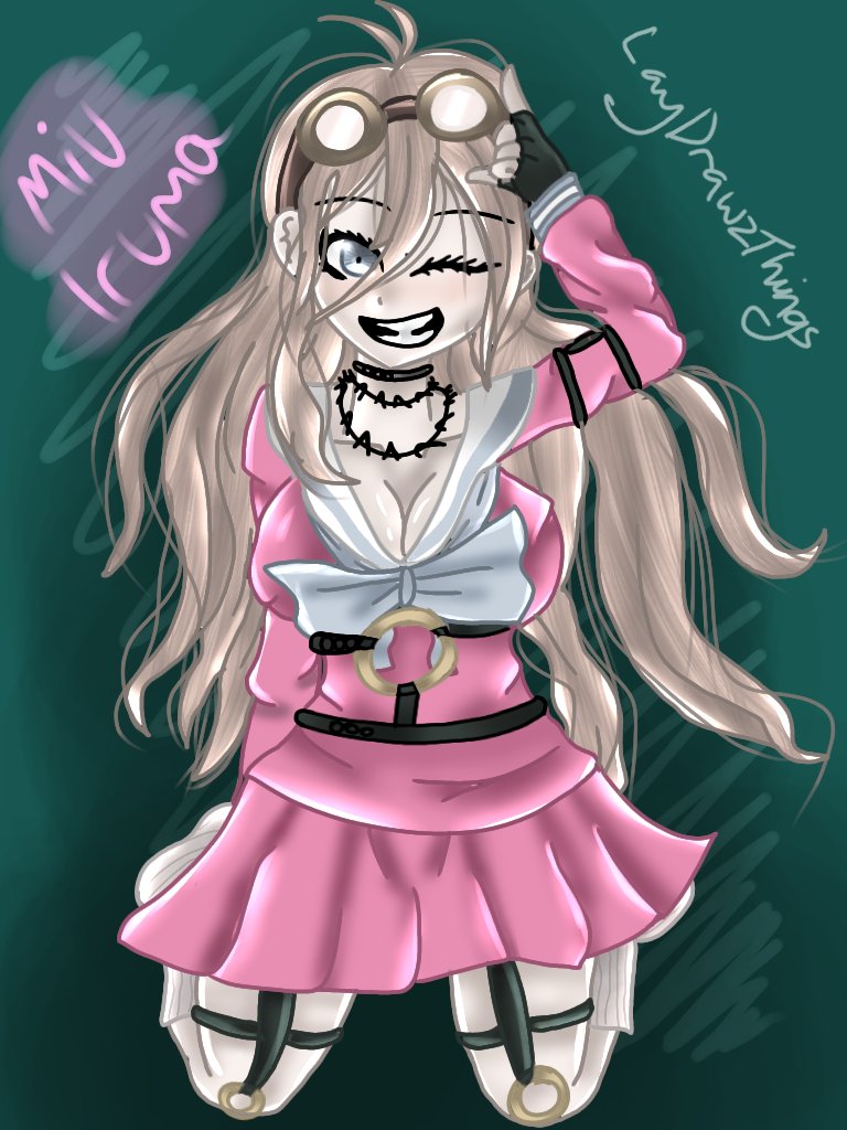 LayDrawzThings's tweet photo. The gorgeous girl genius herself, Miu Iruma!

It's not very good but I quite like the idea of it, yknow?

#miuiruma #danganronpa #danganronpav3 #drv3 #Drv3KillingHarmony #irumamiu #ArtistOnTwitter #artistontwittter #artistontwt https://t.co/ttr8UeL6xT