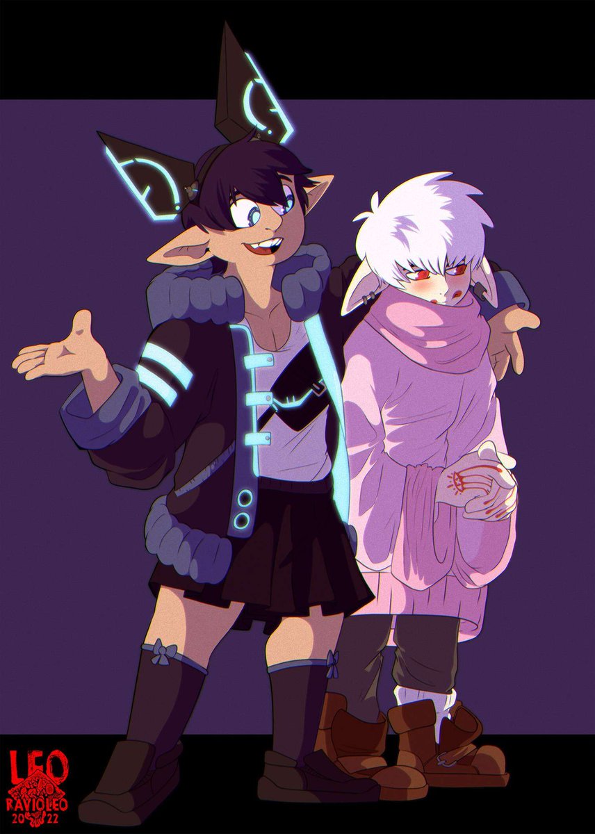 Gnomes!
Rin, decker / blogger and skirt enthusiast
Static, terrifying mage with fucked up magic that Rin loves anyway
By Leo Ravioleo

#Shadowrun