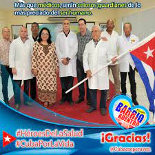 Barrio Adentro da respuesta a la deuda social acumulada mediante el desarrollo de los programas de prevención y promoción de salud. #20AniversarioBarrioAdentro #CubaPorLaVida #CubaCoopera <a href="/cubacooperaven/">Brigada Médica Cubana en Venezuela</a> <a href="/MINSAPCuba/">Ministerio de Salud Pública de Cuba</a>
<a href="/japortalmiranda/">José Angel Portal Miranda</a> <a href="/MinSaludVE/">MPPSalud</a> <a href="/MagaGutierrezV/">Magaly Gutiérrez Viña</a>