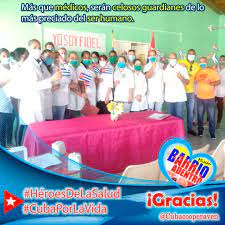 Barrio Adentro es un sistema de salud si precedentes en la historia, que nos ha permitido enfrentar el COVID-19 con la mejor arma: el amor y la solidaridad. #20AniversarioBarrioAdentro #CubaPorLaVida #CubaCoopera <a href="/cubacooperaven/">Brigada Médica Cubana en Venezuela</a>
<a href="/MINSAPCuba/">Ministerio de Salud Pública de Cuba</a> <a href="/japortalmiranda/">José Angel Portal Miranda</a> <a href="/MinSaludVE/">MPPSalud</a>