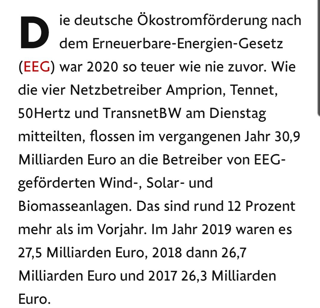 @BlakesWort Lassen Sie einfach die Verbraucher entscheiden, welchen Strom sie konsumieren wollen. Einfach Steuern, Abgaben und Subventionen runter, der Markt folgt dem Konsumentenverhalten. 👍