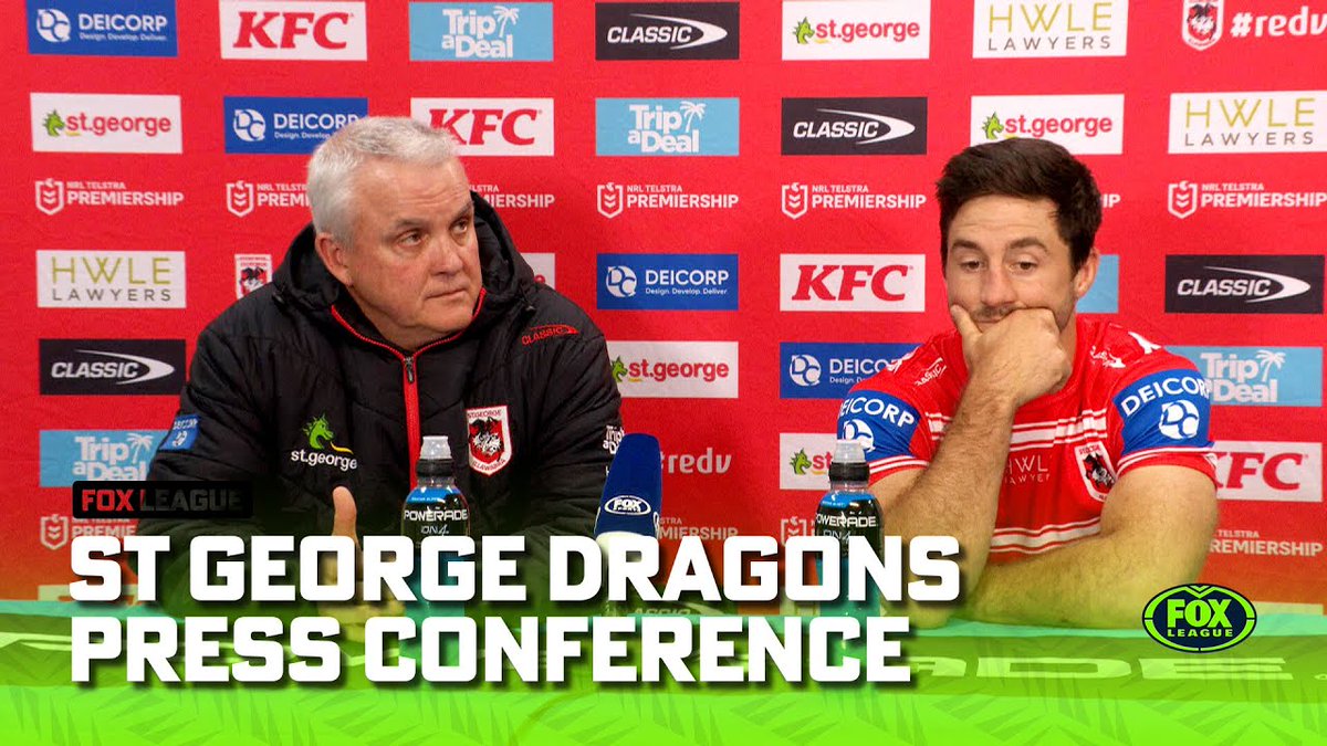 St George Dragons Press Conference | Round 7, 16/04/23 | Fox #League
 
fogolf.com/492258/st-geor…
 
#BenGriffin #FletchHindy #Footy #FoxLeague #FoxSports #FoxSportsAus #FoxSportsAustralia #LeagueLife #MattyJohns #NRL #Nrl360 #PGAOfficialWorldGolfRanking #PGARanking #RugbyLeague