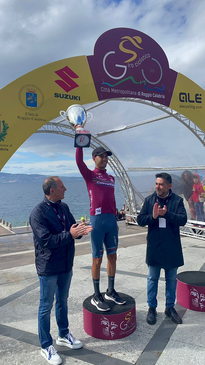 #GiroReggioCalabria <a href="/nicolas_tivani/">Nico Tivani</a> ha anche vinto la classifica degli scalatori

Nicolas Tivani has won the KOM classification

#NeverGiveUp #Teamcorratec