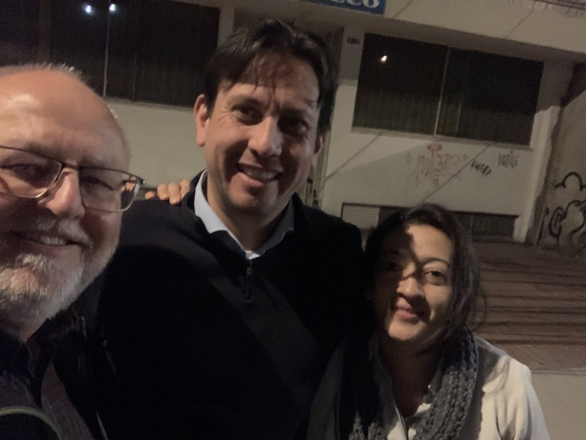 abtbishoplarry's tweet photo. An early Sunday morning arrival in Bogotá (3:30am Alberta time) and welcomed by dear friends Obispo Ata and Pastora Angelica…and now for a bit of rest before the LWF Pre-Assembly begins. #abtsynod #myelcic https://t.co/Dlz9YReAfk