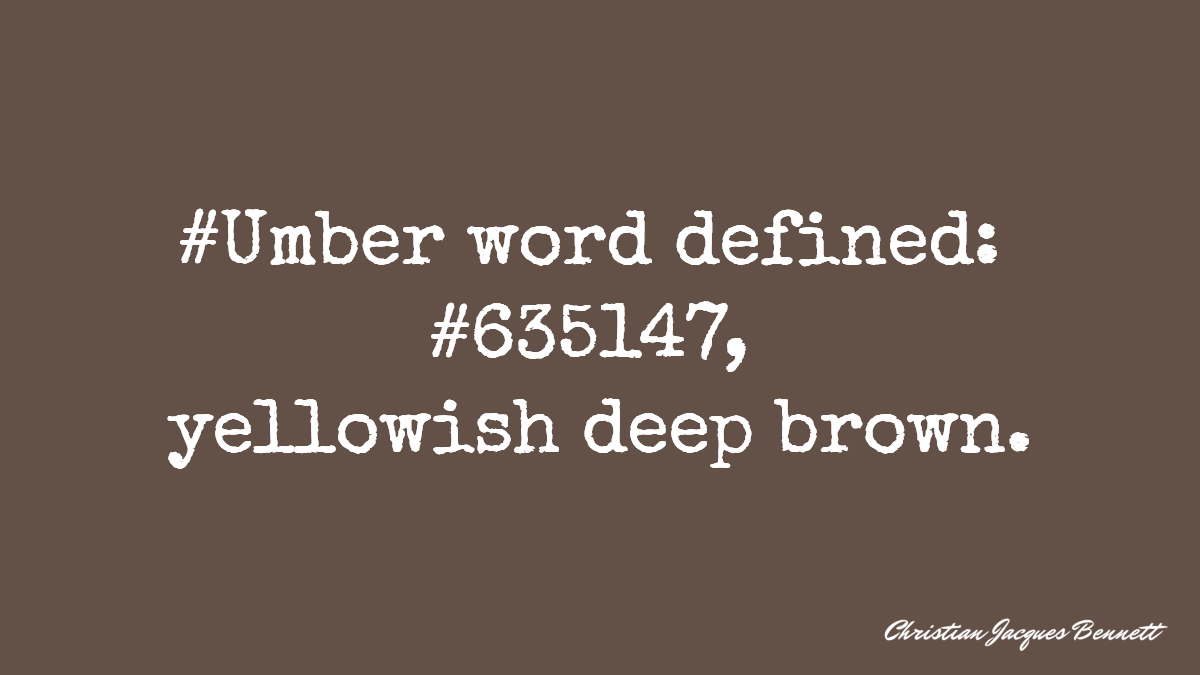 cjbtoday's tweet image. 🤔

Okay, so I just got the daily email (you need to sign up) from #vss365 and in that email it says the hex color code for #Umber is: #635147  

The previous one was for #RawUmber 🤎 

So see attached 😉 

#Mentalhealth #Perfectionist #Pedantic 

Sign-up: vss365today.com
