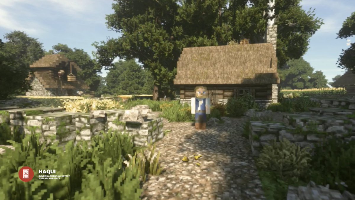 _haqui_'s tweet photo. In the north of the island behind the town of Oclaïre is an idyllic village in the middle of the forest. Peaceful and harmonious. Come with us for a relaxing walk! 

Full Video: https://t.co/i9vOjvOJCn

@ConReforged #Minecraft #WeAreConquest #ConquestReforged https://t.co/GJCjR0AUKN