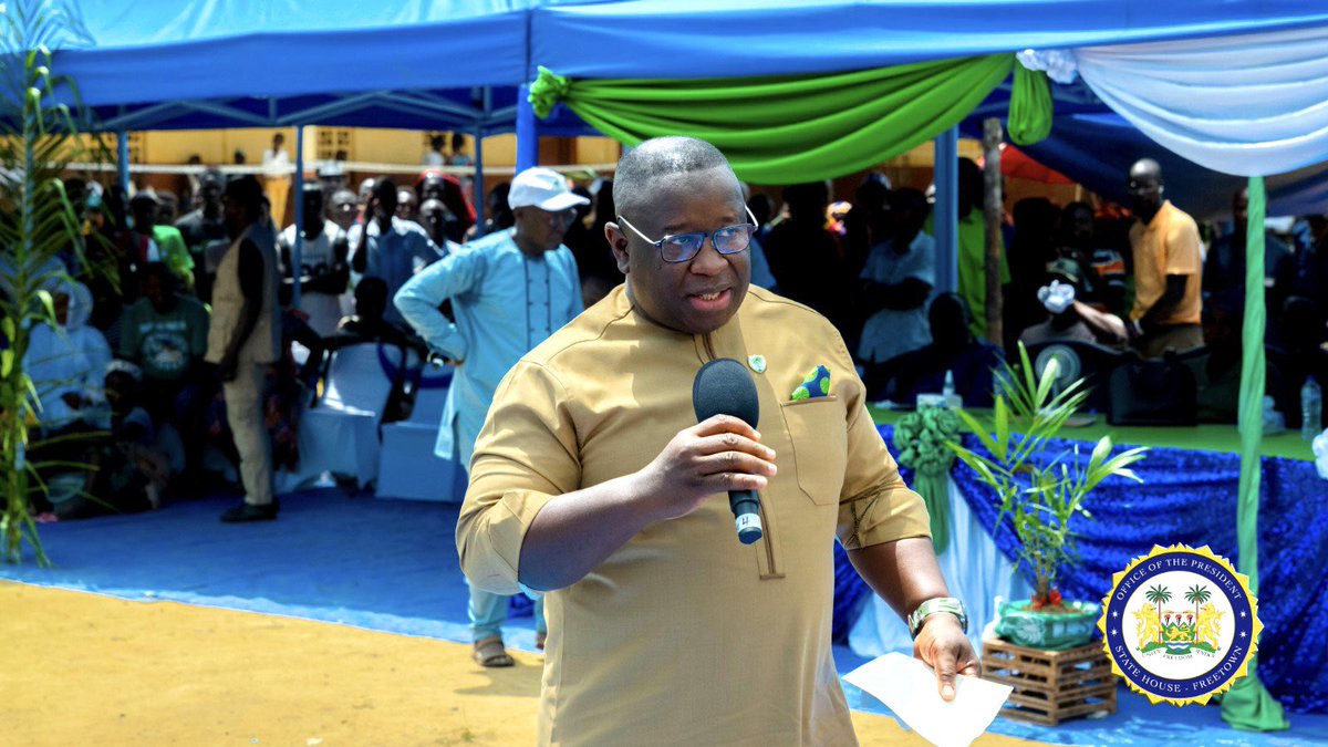 Julius Maada Bio tweet media