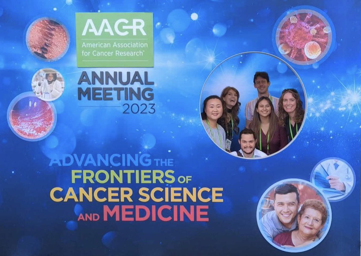 So excited to be at #AACR23 with the @AmyBrock_PhD Lab! Come check out the super cool science on subclonal ploidy changes in doxorubicin-treated TNBC that @AndreaLGardner and I have been working on at Section 5, Poster 3, Abstract 122 today!