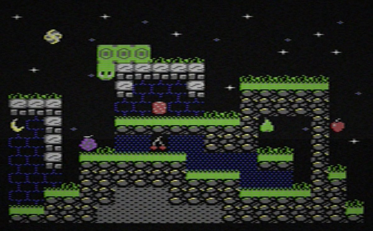Naufr4g0's tweet photo. This screenshot is taken from a #C64 emulator I really appreciate for its CRT rendering capabilities: Micro64. #GravitySnake #RetroSnakeGameJam The game will be released in few days. https://t.co/H7211YYwc2