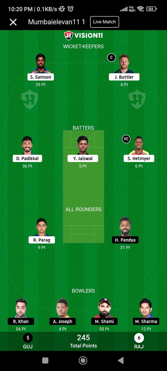 Will I win the contest 🤔🤔... looking tough
2nd innings team

#2ndinnings #RRvsGT #TATAIPL #IPL2023