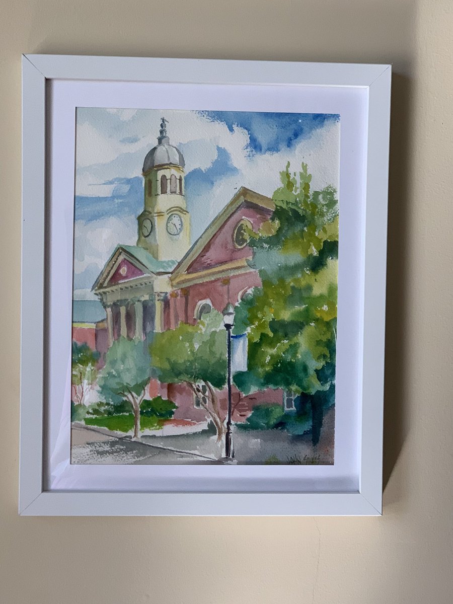 Loved it since I was the original tweet. Bought it this weekend! ❤️ #ElizabethCity #LocalArt #LocalArtist