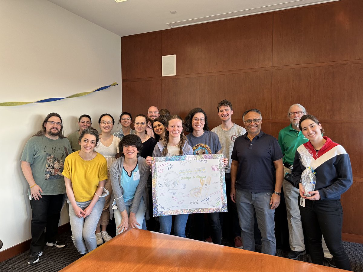 TakesianLab's tweet photo. We had a #BostonMarathon themed social to cheer on our two runners! Wish them luck as they set off from Hopkinton tomorrow 🥳 https://t.co/oH4LhsZ0tf