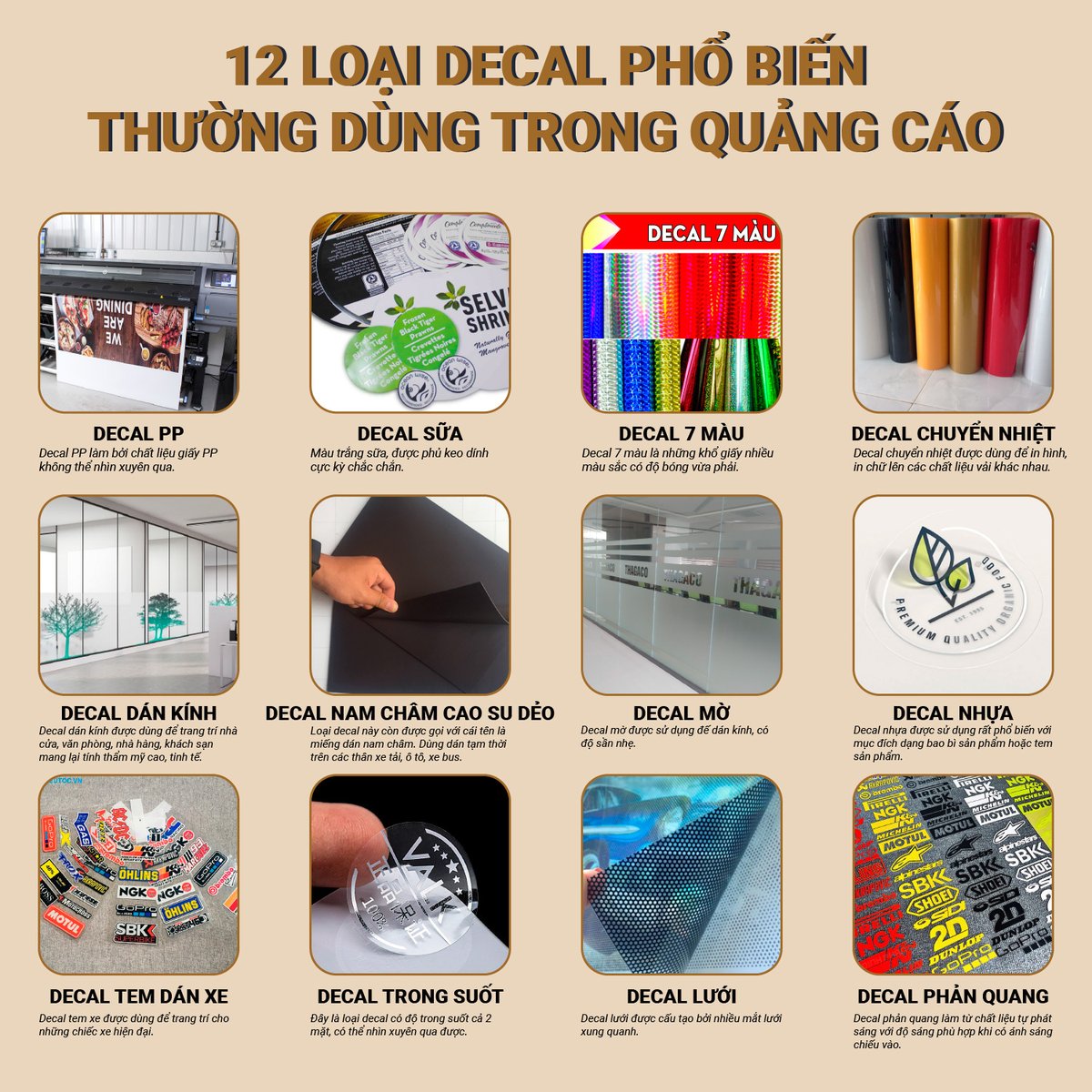 inancamap's tweet image. Hiện nay giấy decal được sử dụng phổ biến và rộng rãi hơn nhất là trong ngành quảng cáo, dịch vụ. Vậy có những loại giấy decal nào? Cùng Cá Mập tìm hiểu chi tiết về các loại giấy decal trong bài viết dưới đây nhé!
#decal #decalsticker #decaldántường