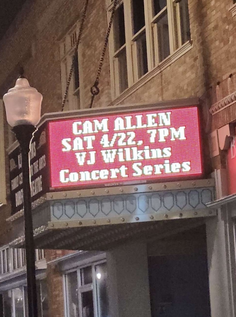 camallenmusic's tweet photo. Cam Allen Live at Burford Theatre 4/22 https://t.co/3BjxUtEUnQ