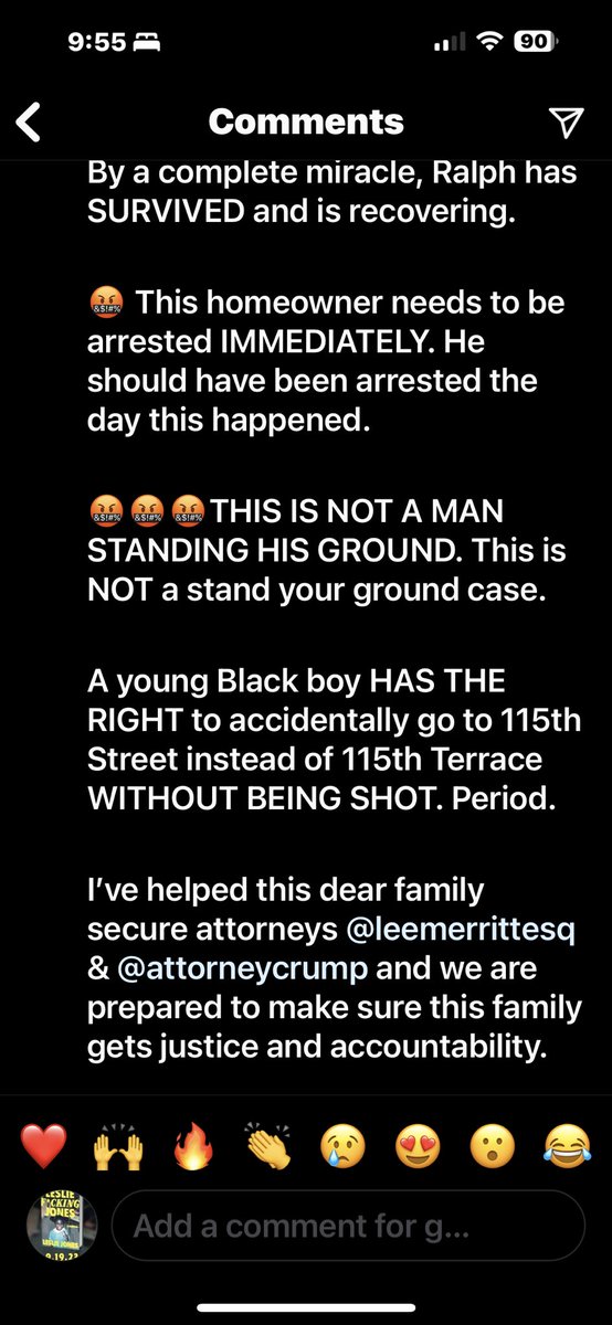 What happened to this young man is the reason every black mother fears for their child! What the fuck are at doing if we can’t protect out kids from these racist mfs!!