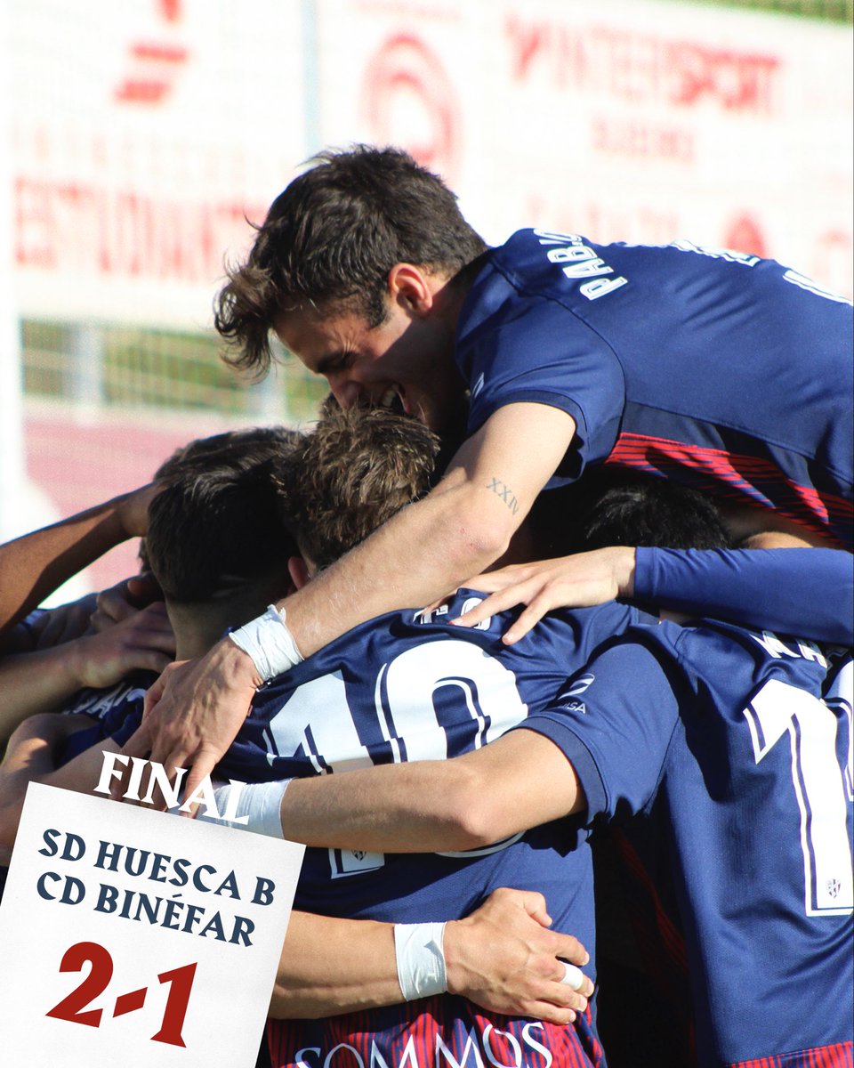 FINAL | ¡VUELTA A LA VICTORIA!

¡Tres puntos merecidos! Segunda parte de mucha firmeza del filial, que controló las situaciones del partido y puso el acierto de cara a puerta.

¡Seguimos creyendo!

2-1 | #HuescaBinéfar