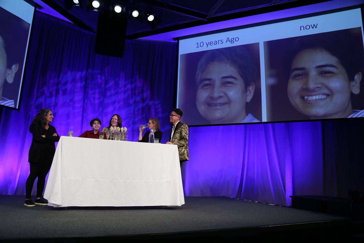 DeblinaSarkar59's tweet image. In our #extraordinary panel discussion fast forward into the #future in 2035, I potrayed the role of a 70 years old scientist who has #reversed her #age to a much younger state. I could see the audience rolling in laughter when we displayed this image and after the session....