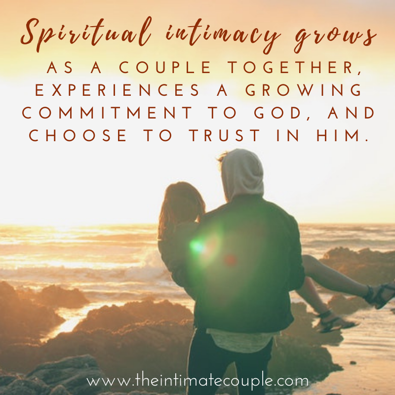 Did you go to church together today? Take time to share  with your spouse how God used the worship, prayer, and preaching to help your trust in God grow.