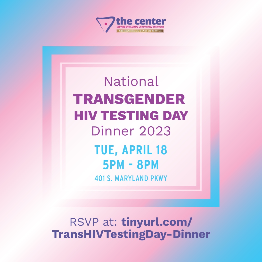 Celebrate National #Transgender HIV Testing Day (#NTHTD) at The Center! Join us for an evening of entertainment, food, and fun this Tue, 4/18 at 5PM. Free #HIV testing will be available &amp; free raffle items will be offered! RSVP required: tinyurl.com/TransHIVTestin…
#knowyourstatus