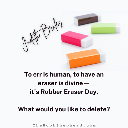JudithBriles's tweet photo. To err is human; to have an eraser is divine — it's Rubber Eraser Day.
What would you like to delete?
https://t.co/FAP23Nlckc
#eraser #erasercollection #art #weekend #eraserlover https://t.co/6aGH5WTcP6