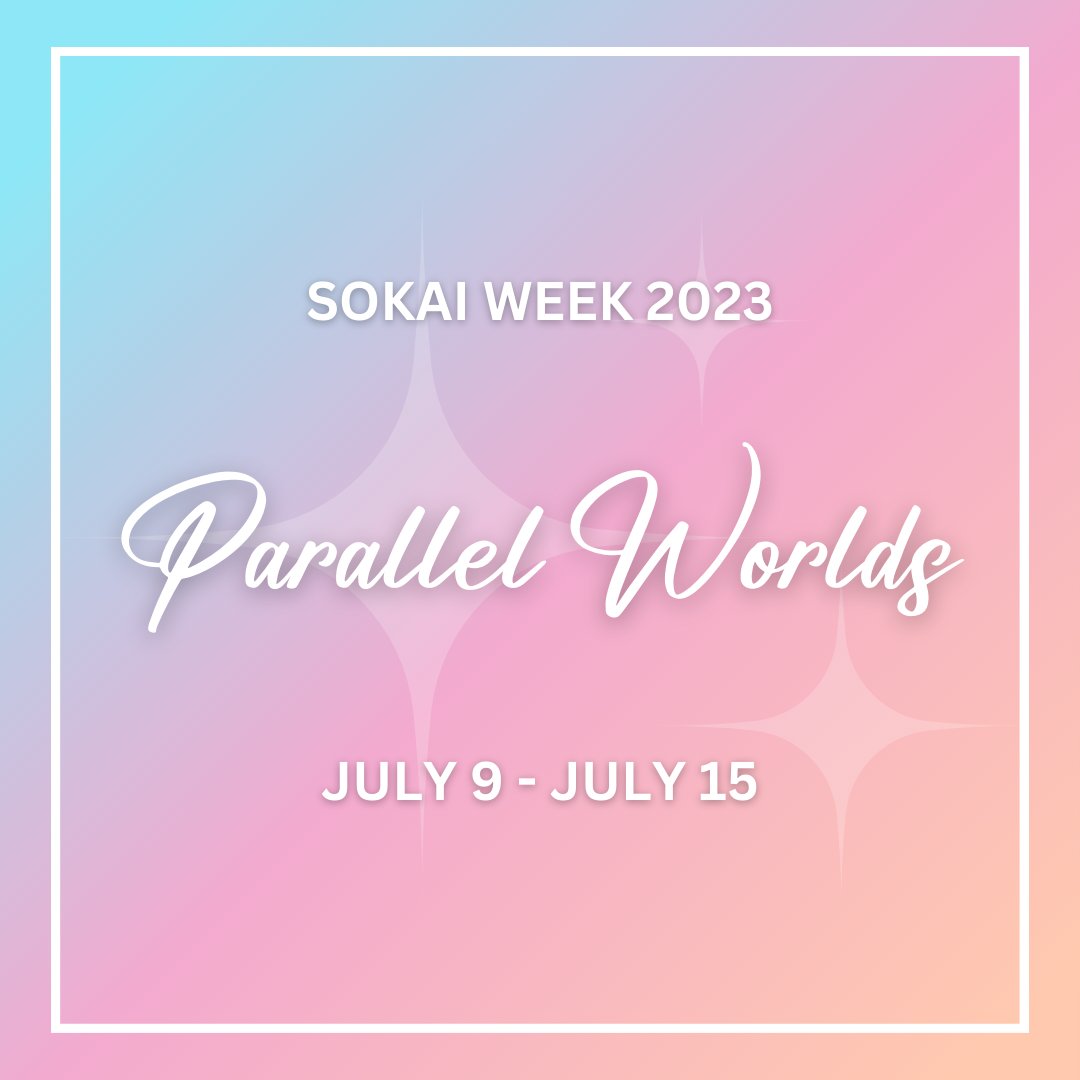 sokaiweek's tweet image. Announcing SoKai Week 2023! 🥳 This year&apos;s theme is &quot;Parallel Worlds&quot; with a focus on AU prompts✨
  
💫 July 9-15
💫 1-2 prompts/day + bonus prompts

A big thank you to @vanekaiiri for her promo art based on the legend of Orpheus and Eurydice❤️ 

#sokai #sokaiweek #sokaiweek2023