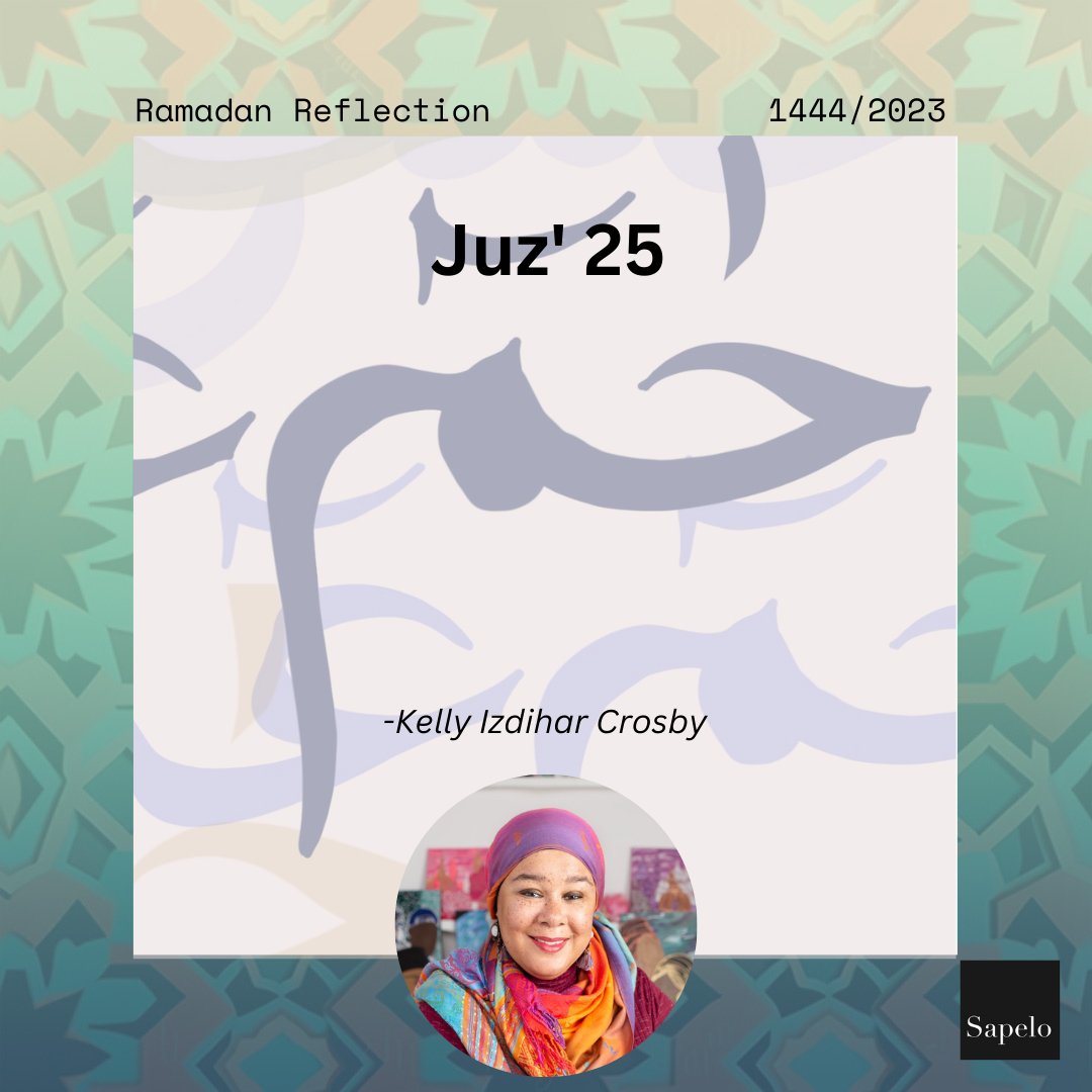SapeloSquare's tweet photo. 4 out of 7 surahs that begin with “Ha Meem.” are found in Juz' 25. To view artist Kelly Crosby digital reflection, visit: https://t.co/Ggu64j8Tsh
Visit https://t.co/QsqRcfKfYO to give today.
#Ramadan2023 #BeingBlackAndMuslim #RamadanReflections #SapeloSquare https://t.co/GohOxVX9Sg