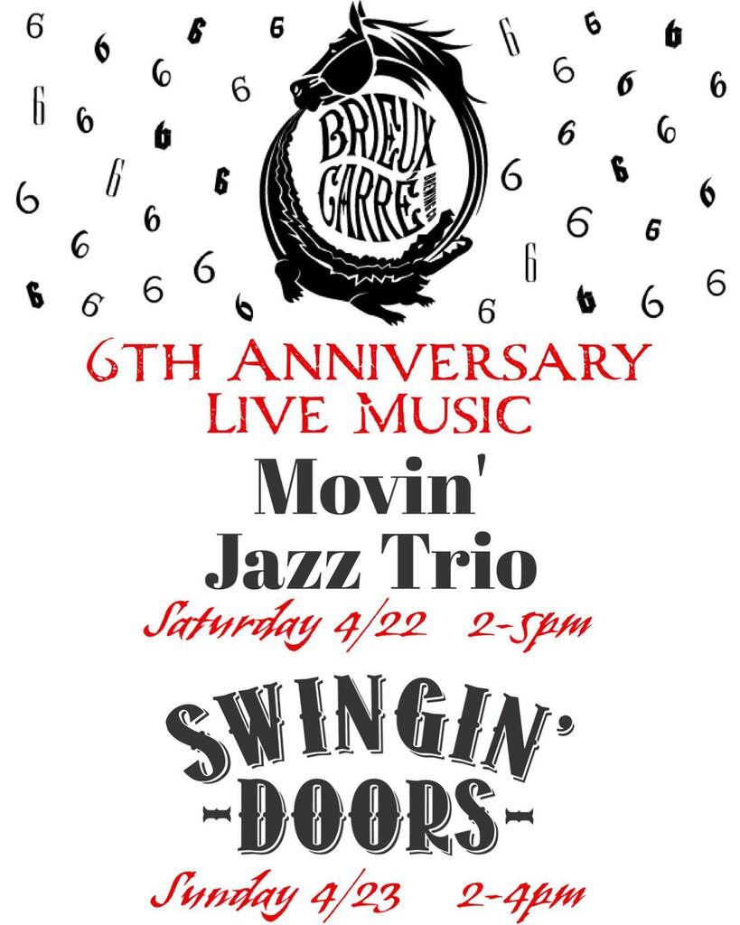 We have a great live music line up for our 6th Anniversary! Make sure to stop by Saturday for smooth Jazz and Sunday for rocking Honky Tonk! instagr.am/p/CrGoHQdry-4/