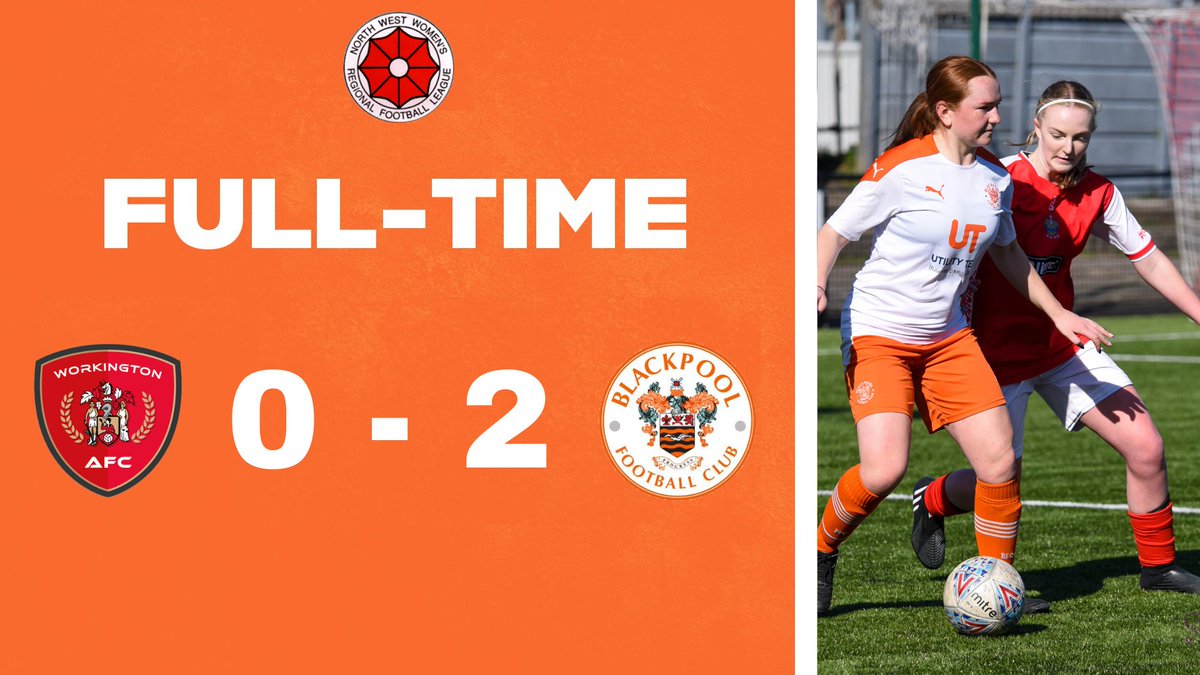 Blackpool FC Ladies added three points to the table this afternoon as the Seasiders beat Workington Reds Ladies 2-0. 

April Oldfield opened the scoring followed by a well struck volley from Lauren Oatley late in the second half.