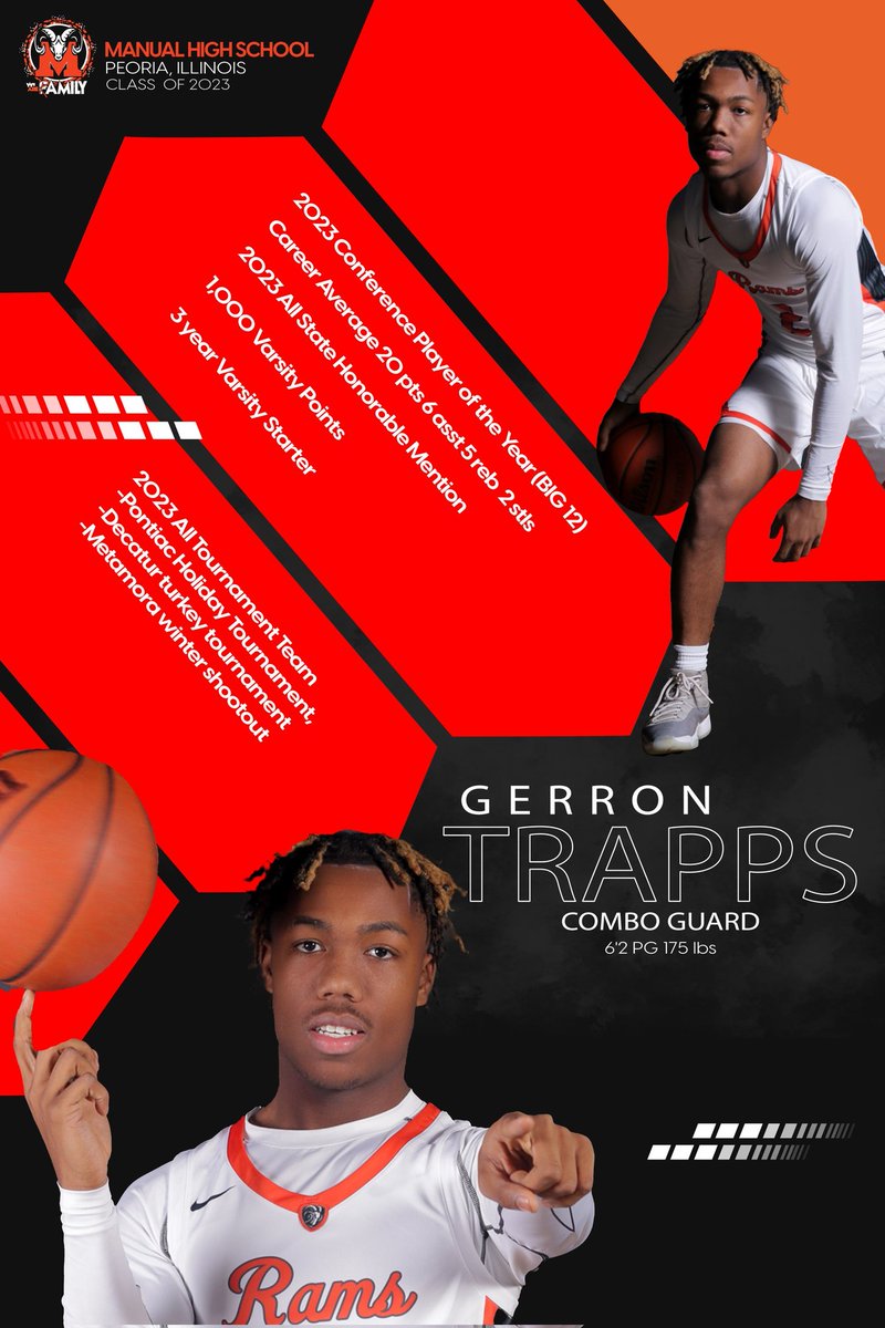 P_Burse6's tweet photo. @GerronTrapps Can go! Good player on and off the floor, and a gym rat. Probably one of the best seniors that's hasn't committed yet. Conference POY and All State HM. @PeoriaManual @ShabazzElite @PRO21GE #Big12 #ConferencePOY #unsigned #ready https://t.co/0Zy3z0N49X