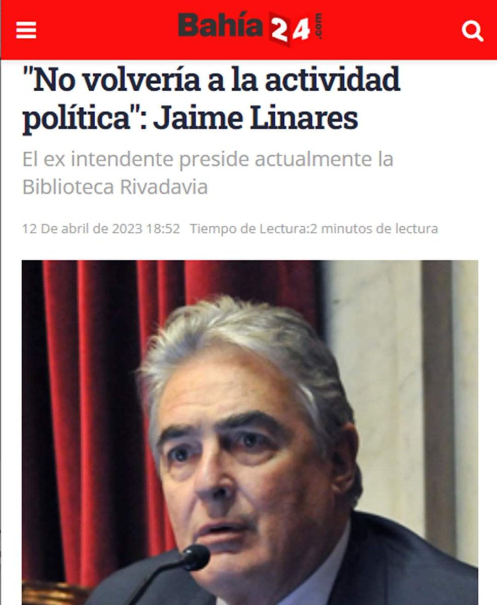 danielfederico2's tweet photo. "Los políticos están más acostumbrados a andar por la televisión que por los barrios"
Jaime Linares
https://t.co/APWsaw8SME https://t.co/LUnnpWGVsv